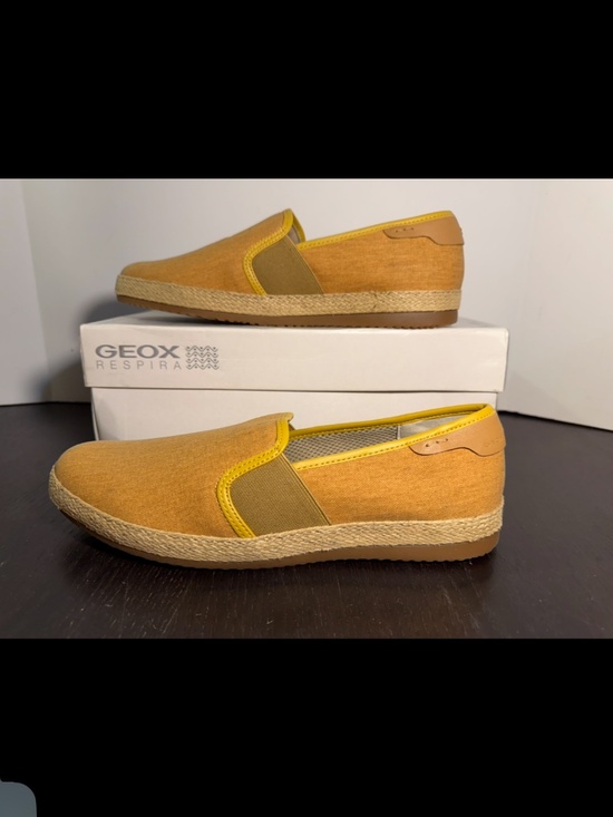 Geox Respira Copacabana 9 Espadrille Slip on Loafers Shoes Curry Mens 11 main image 6